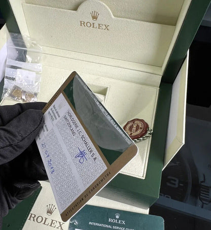 Rolex Submariner 116613LB Bi Metal 2013 Bluesy 40mm Box And Papers, Mint