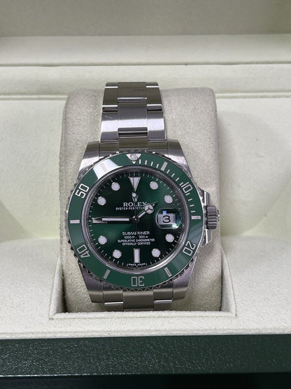 Rolex Submariner 116610LV Hulk - 2012 - Box And Papers - Immaculate Condition