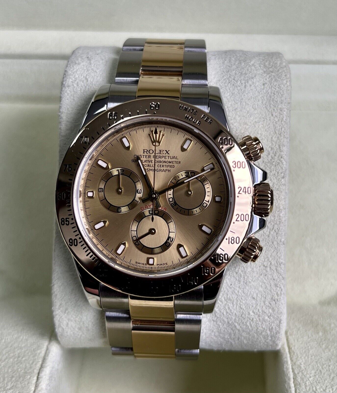 Rolex daytona 2024 champagne gold