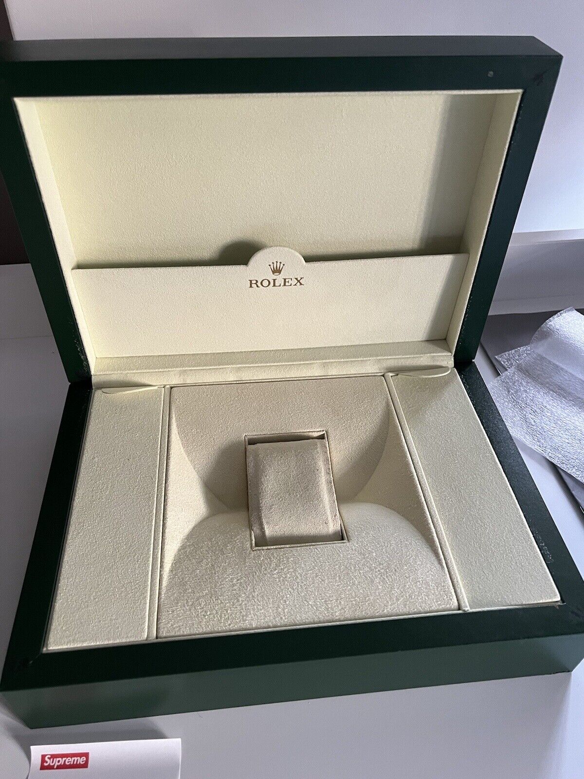 Rolex Box XL Extra Large - Authentic - 33.00.71. Older Style For Platinum  Watch