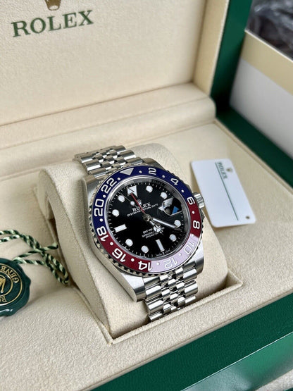 Rolex GMT Master II Pepsi 126710BLRO - 2021 Brand New Box & Papers 40mm Jubilee