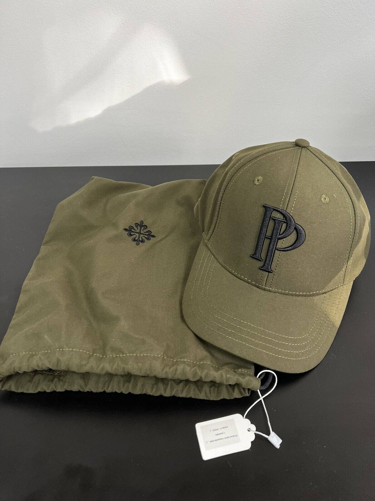 Genuine Patek Philippe Cap. Khaki Green. Brand New With Dustbag