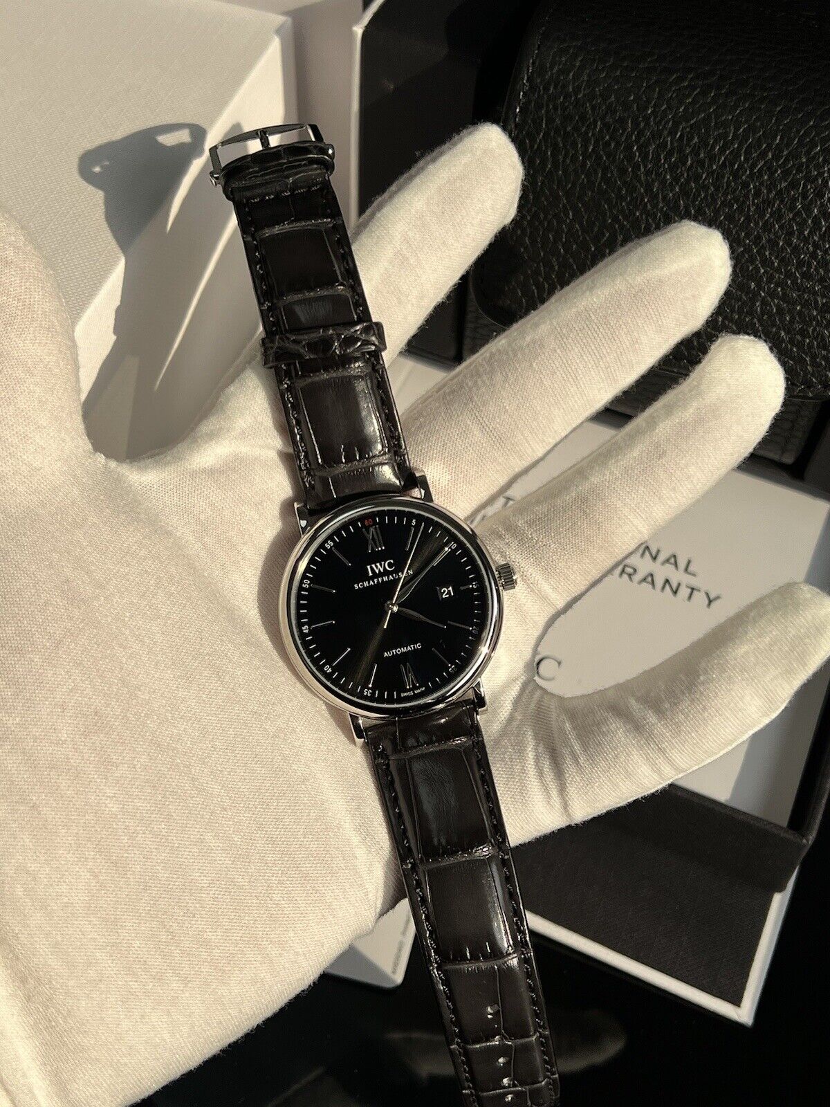 Iwc hotsell portofino black