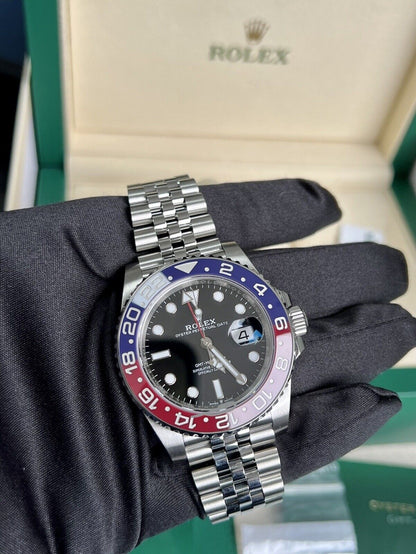 Rolex GMT Master II Pepsi 126710BLRO - 2021 Brand New Box & Papers 40mm Jubilee