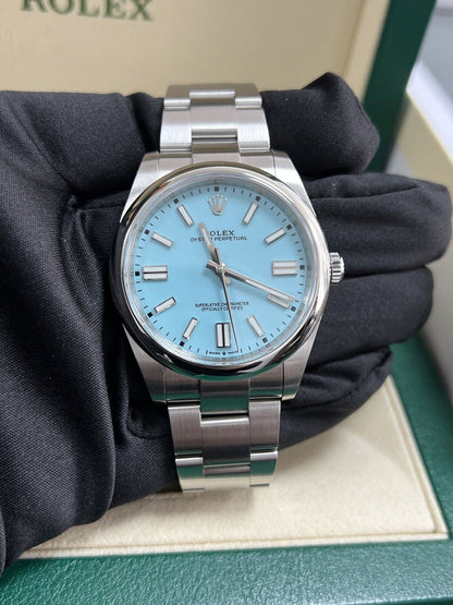 Rolex Oyster Perpetual 41 Tiffany Dial - 124300 - Immaculate, Full Set. 2021