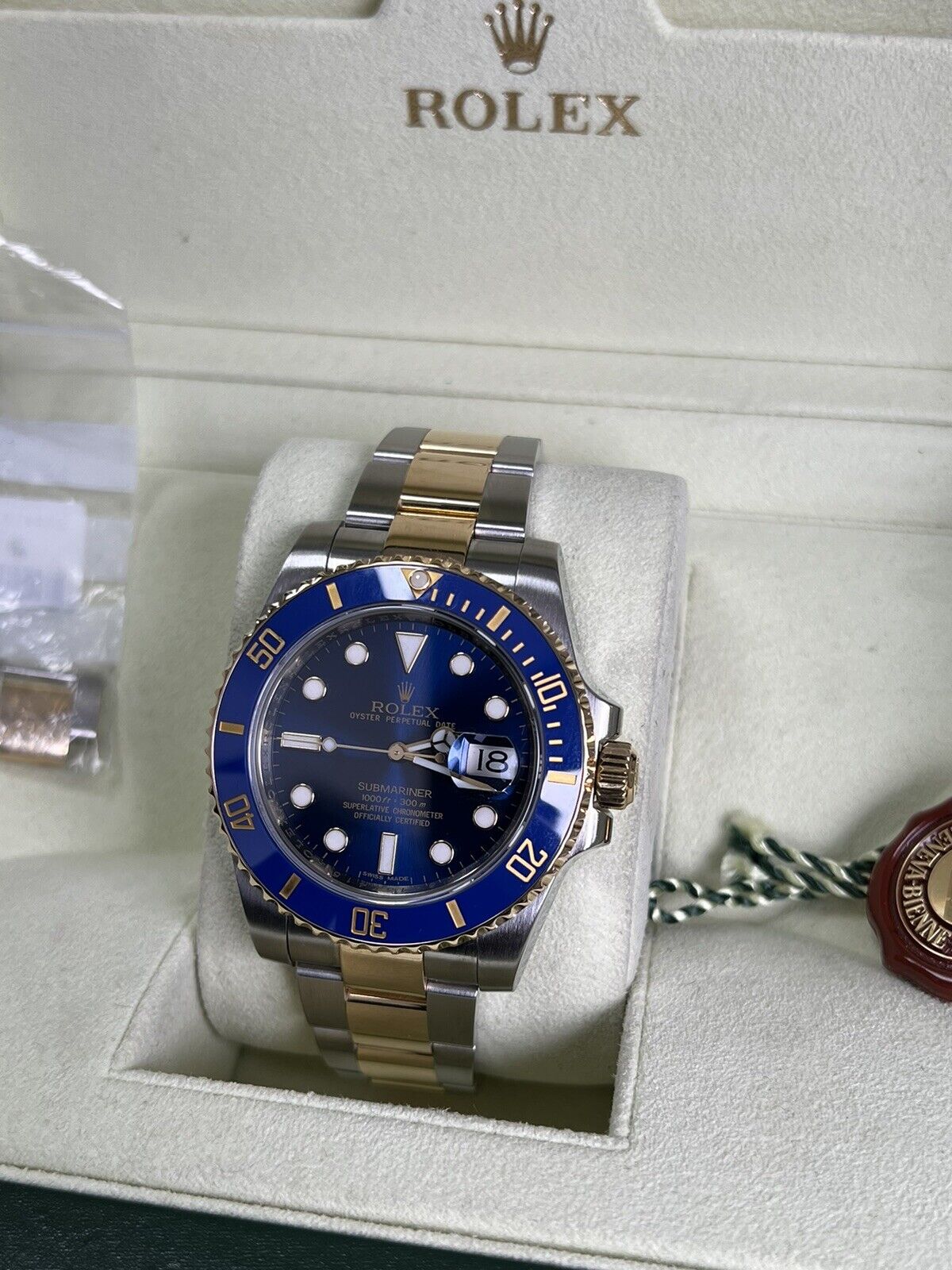 Submariner bi best sale metal blue