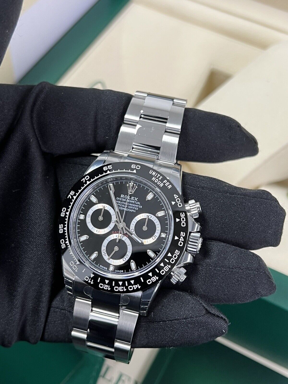 Black on sale steel daytona