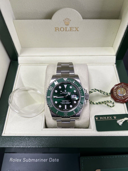 Rolex Submariner 116610LV Hulk - 2012 - Box And Papers - Immaculate Condition