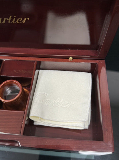 Cartier Loupe Box Set. Collection Privee Cartier Paris CPCP. With Pouch + Cloth