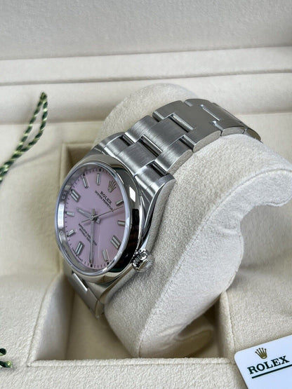 Rolex Oyster Perpetual 36 Candy Pink OP36 126000. Brand New 2023 Box & Papers