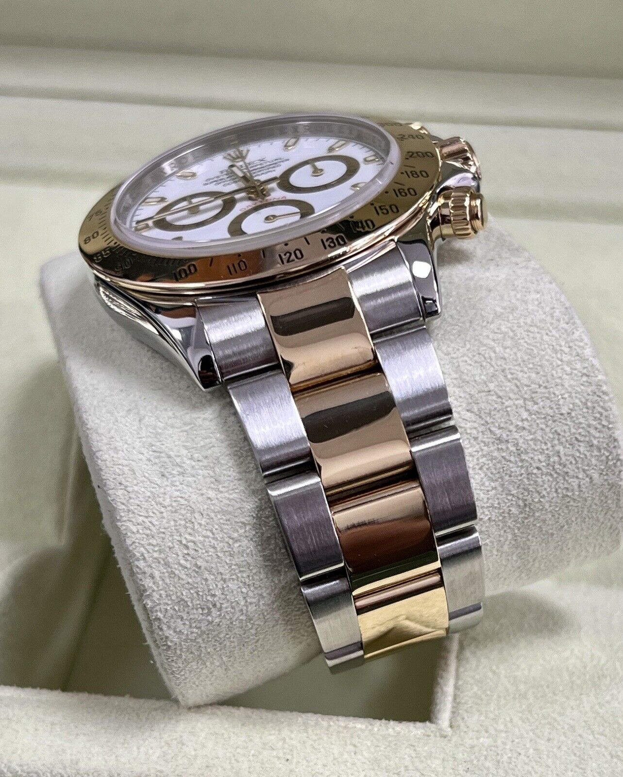 Rolex daytona steel discount gold