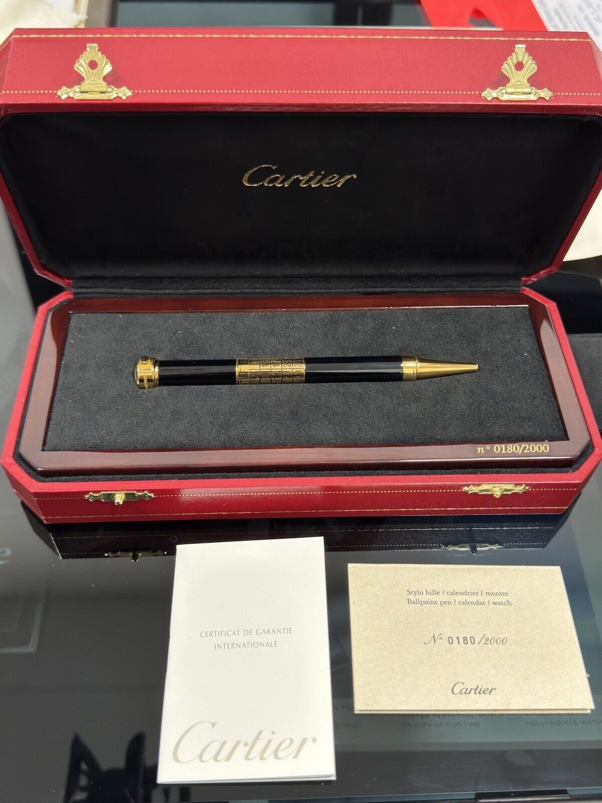 Cartier Perpetual Calendar Ballpoint Pen - Very Rare Limited Edition