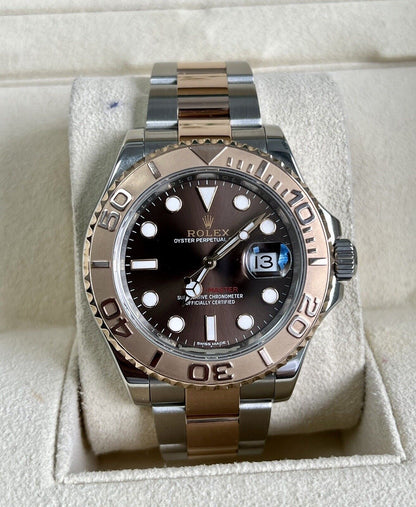 Rolex Yachtmaster 40 Chocolate 116621. Steel & Rose Gold. 2019, Box & Papers