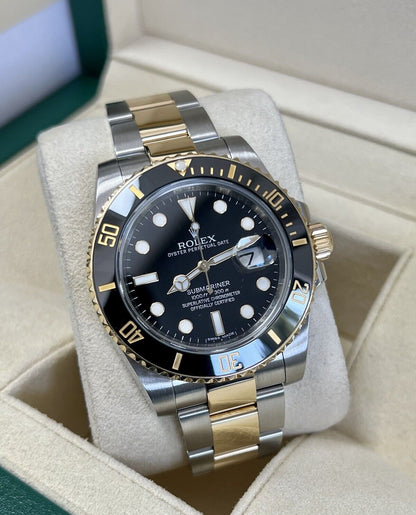 Rolex Submariner 116613LN Black Kit Gold. 40mm Box & Papers 2015. Immaculate