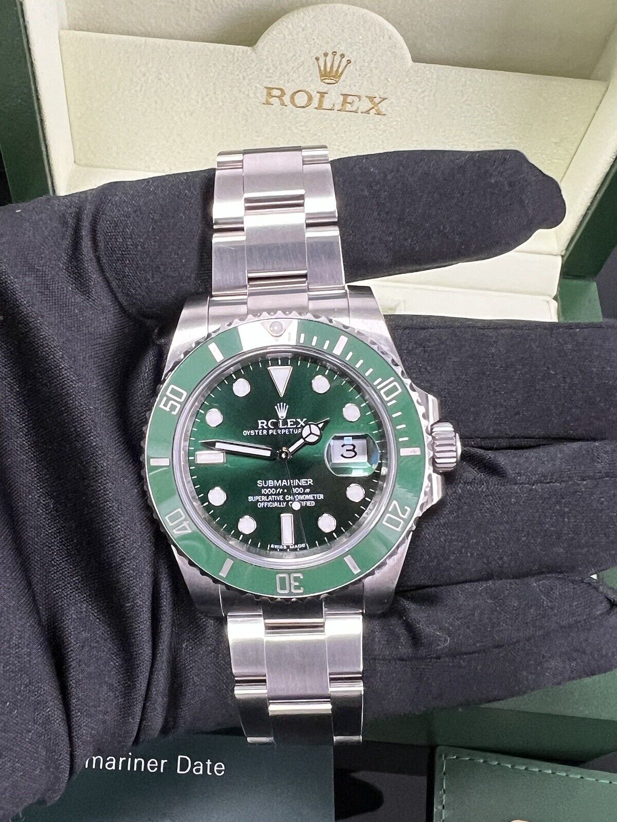 Rolex hulk original hot sale