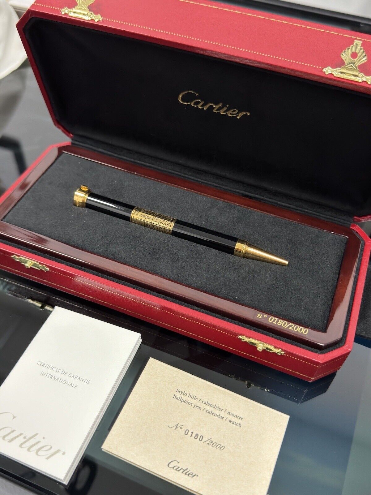 Cartier Perpetual Calendar Ballpoint Pen - Very Rare Limited Edition