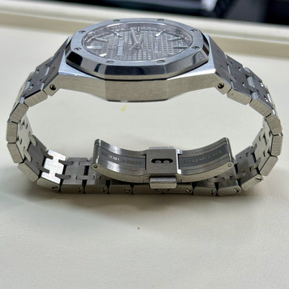 Audemars Piguet Royal Oak 37mm 15450ST. Grey Dial. 2021 Full Set Box Papers