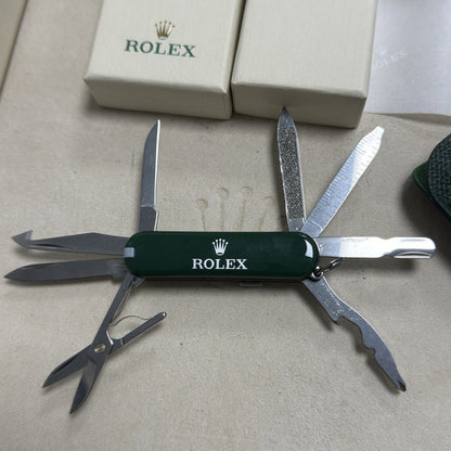 Rolex Victorinox Minichamp Swiss Army Pen Knife. Brand New Very Rare