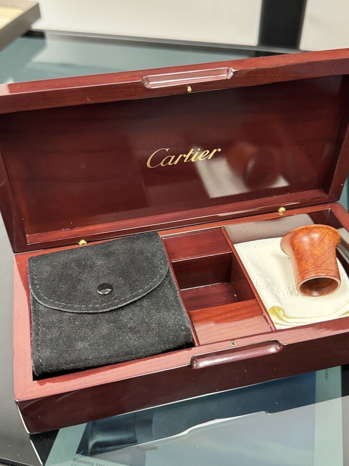 Cartier Loupe Box Set. Collection Privee Cartier Paris CPCP. With Pouch + Cloth