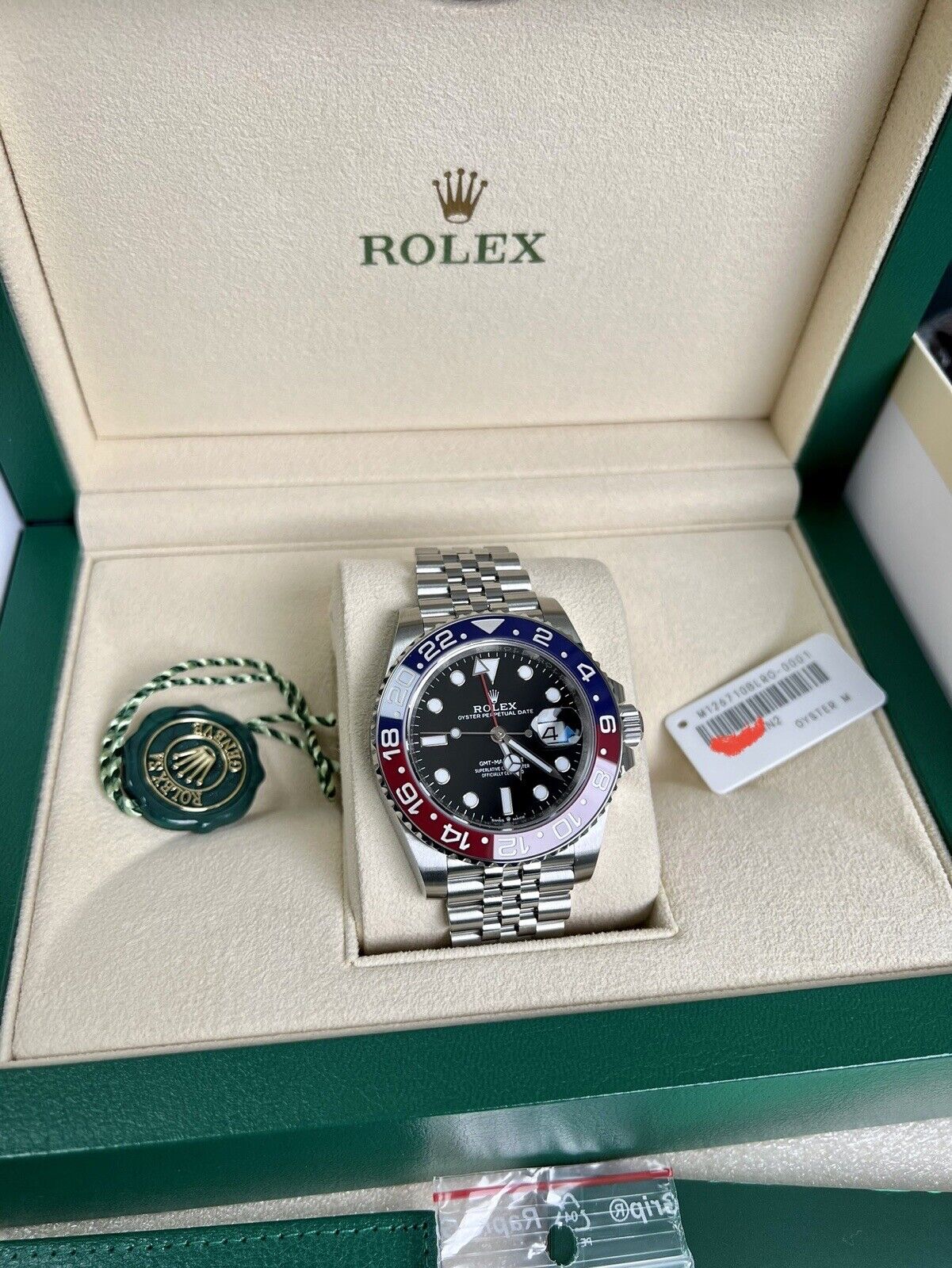 Rolex GMT Master II Pepsi 126710BLRO 2021 Brand New Box Papers