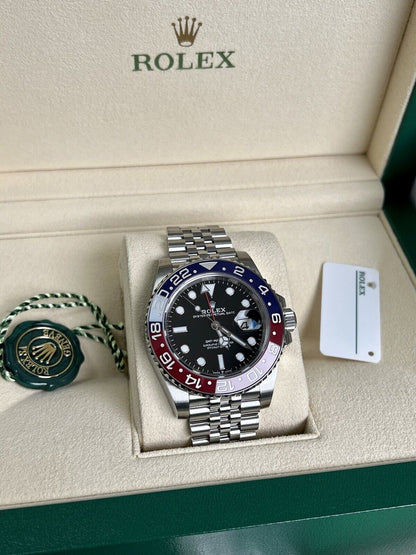 Rolex GMT Master II Pepsi 126710BLRO 2021 Brand New Box Papers