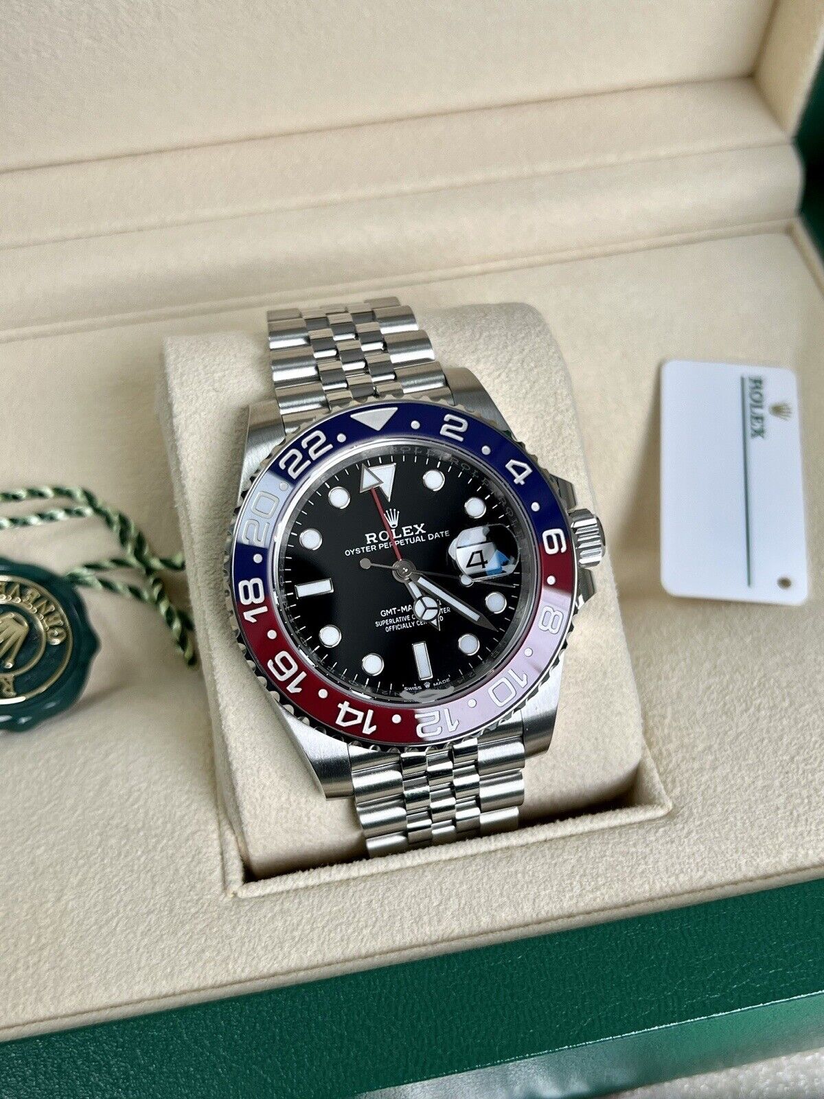 Rolex GMT Master II Pepsi 126710BLRO - 2021 Brand New Box & Papers 40mm Jubilee