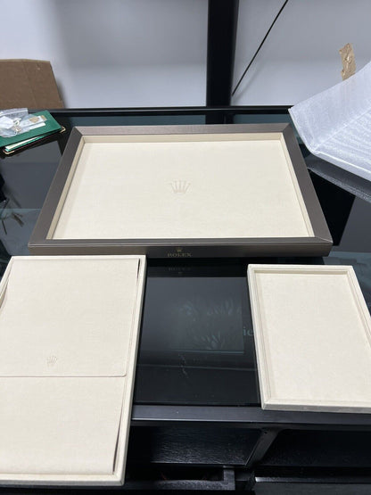 Rolex Display / Serving Tray From AD Authorised Dealer With Two Inner Trays