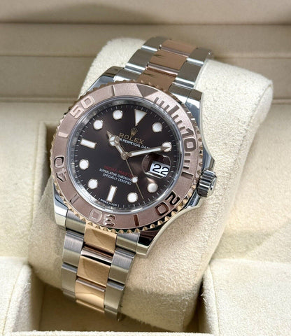 Rolex Yachtmaster 40 Chocolate 116621. Steel & Rose Gold. 2016 Box Papers