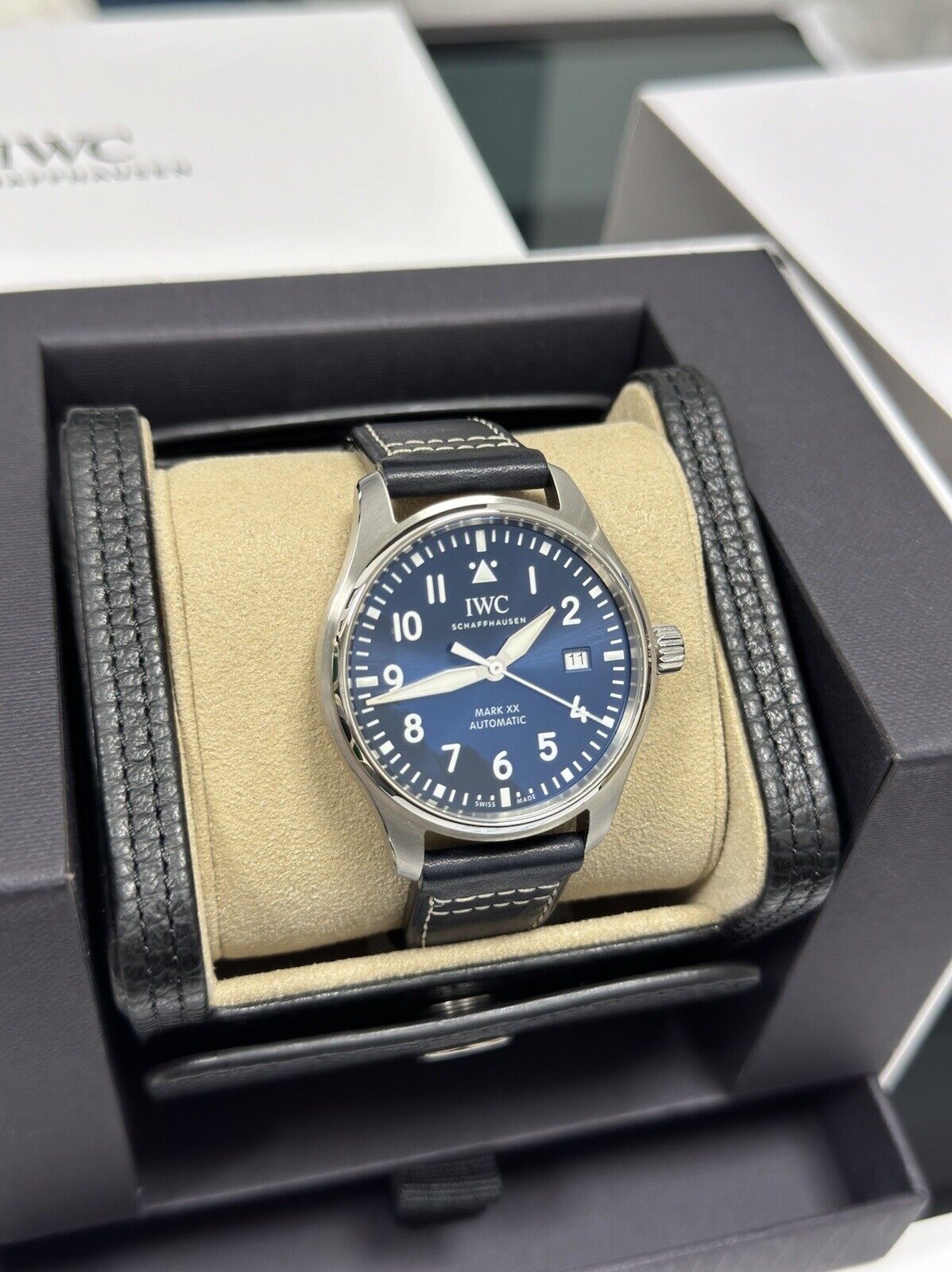 IWC Pilots Watch Mark XX IW328203 Blue - Automatic - Brand New 2023. RRP £5,000