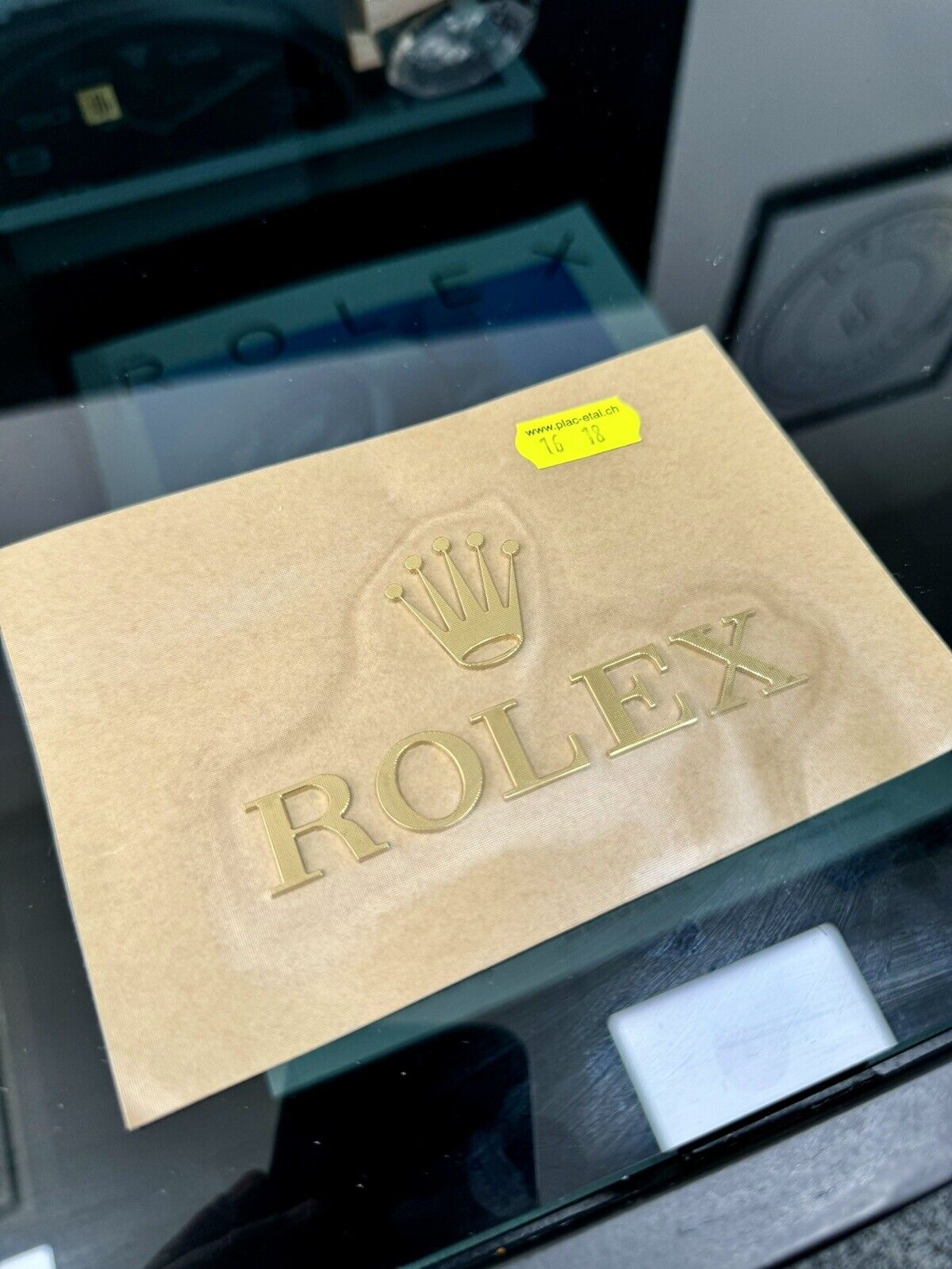 Genuine Rolex Dealer Display Sticker Sign from Authorised Dealer - Sealed