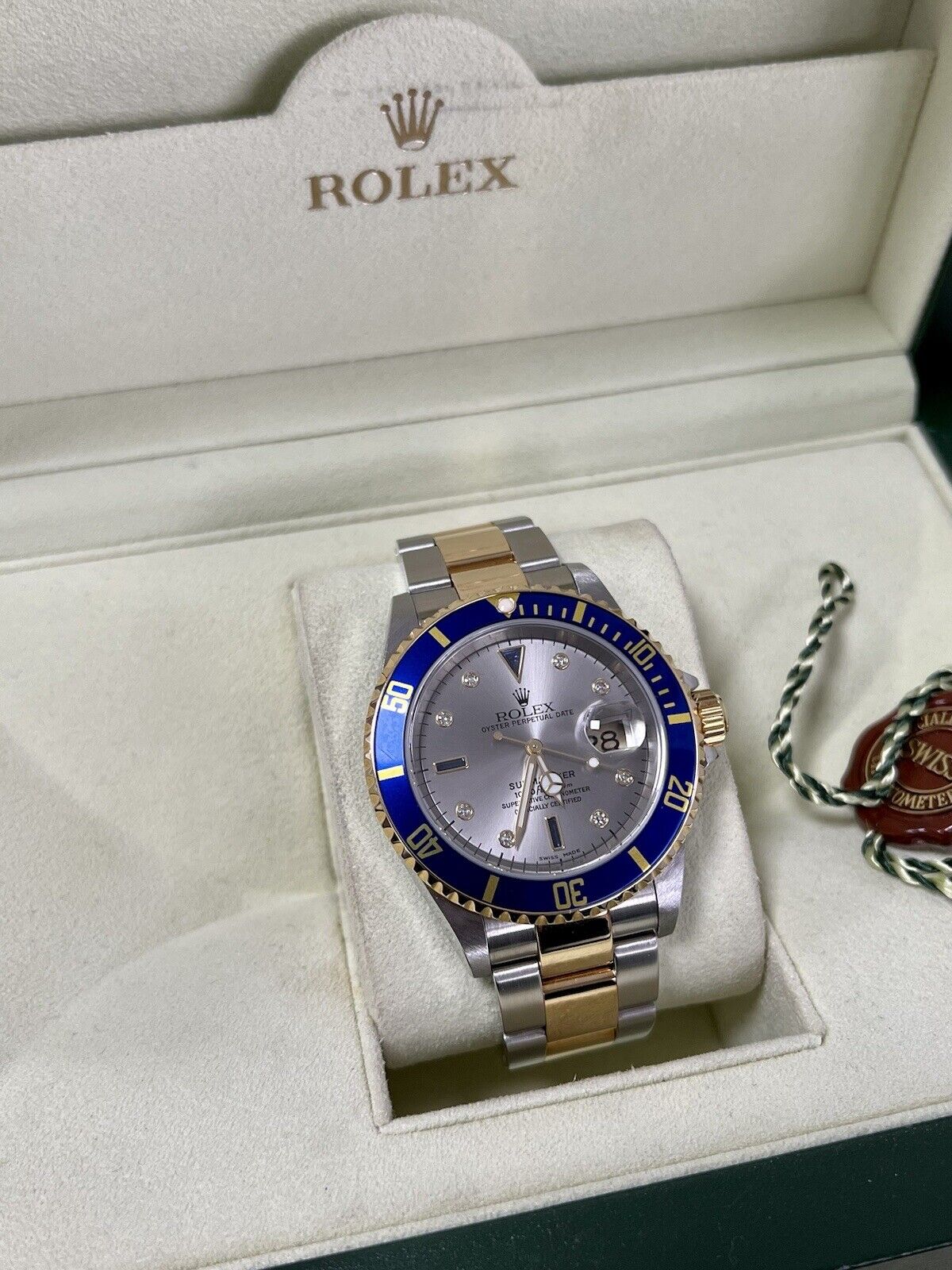 Rolex 16613 serti online dial