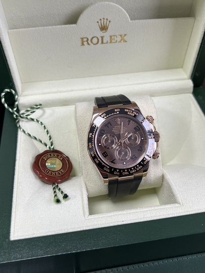 Rolex Daytona Rose Gold 116515LN Ceramic Chocolate. 2012 Immaculate Box Papers