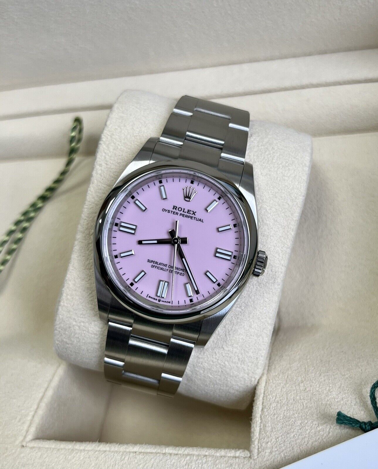 Rolex Oyster Perpetual 36 Candy Pink OP36 126000. Brand New 2023 Box Papers