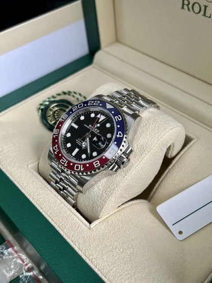 Rolex GMT Master II Pepsi 126710BLRO - 2021 Brand New Box & Papers 40mm Jubilee